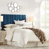 CozyCraft Serina Velvet Headboard - Contemporary Bedroom Elegance