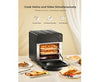 Epeios 14L Stainless Steel Air Fryer Oven with Rotisserie