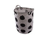 Chic Black Dot Collapsible Laundry Basket - Modern Home Storage